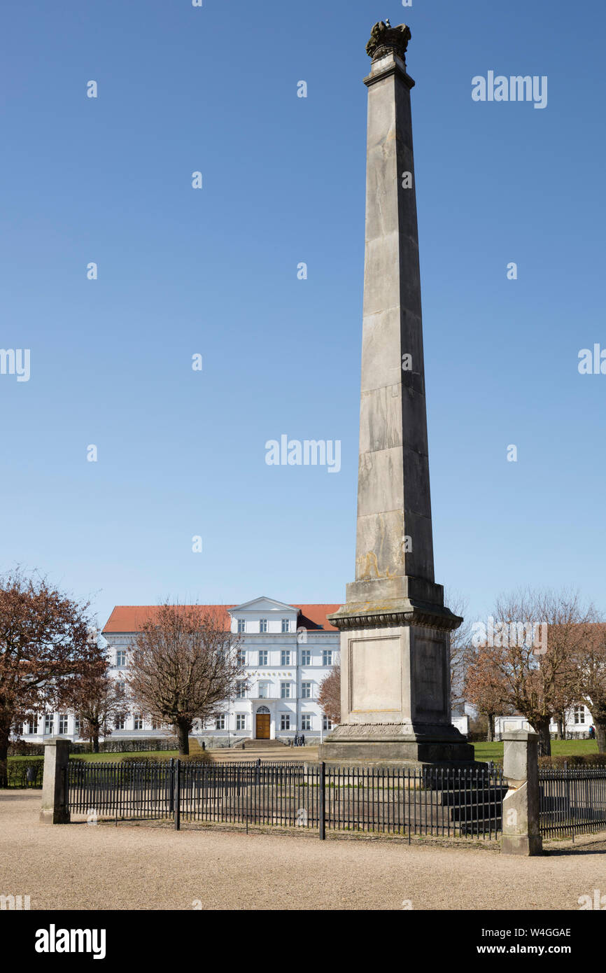 Obelisk, Zirkus, Putbus, Rügen, Deutschland Stockfoto