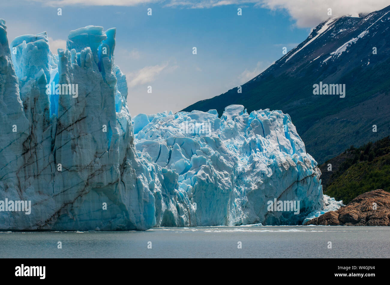 Gletscher Perito Moreno, El Calafate, Patagonien, Argentinien Stockfoto