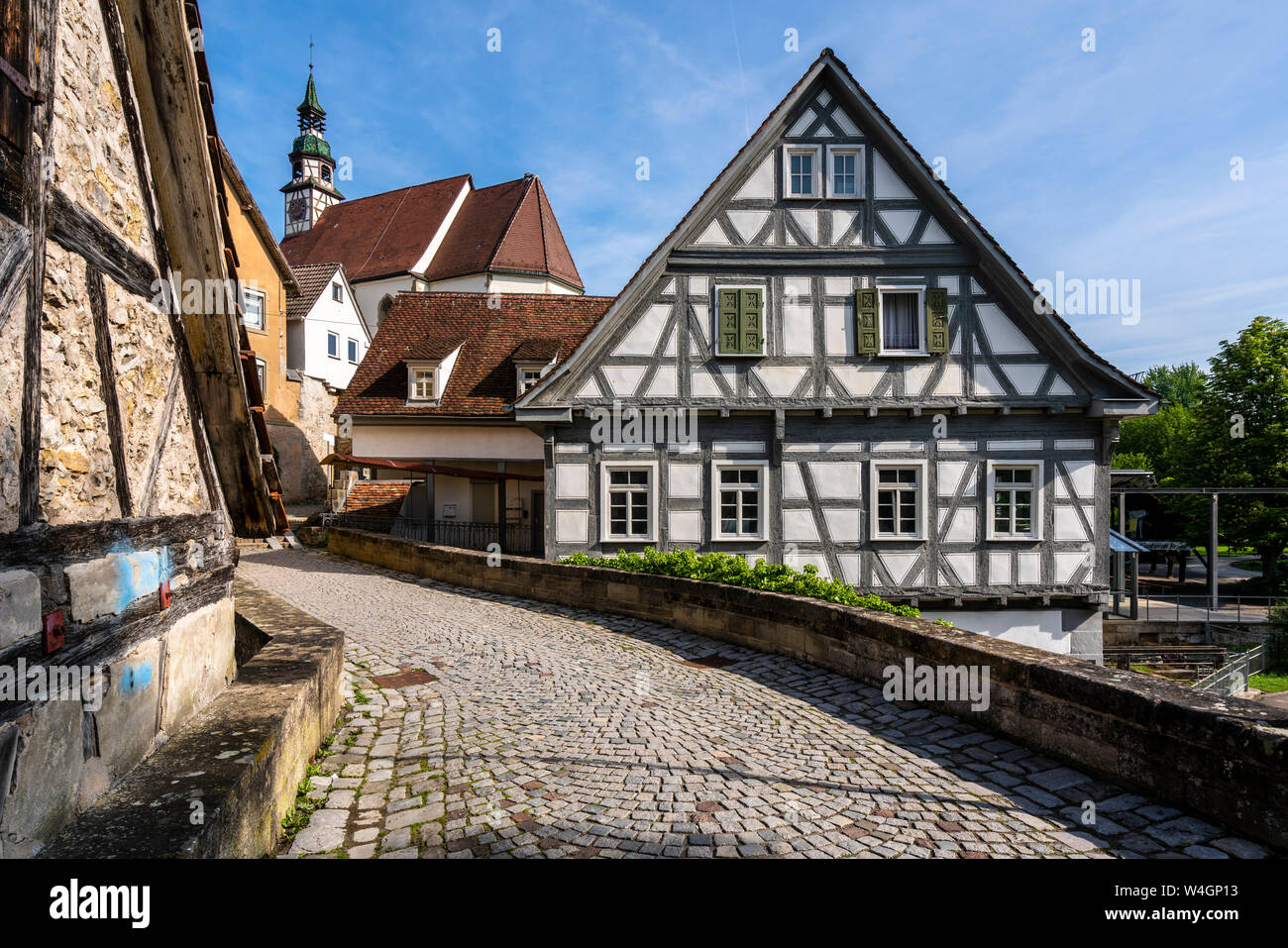 Historische Altstadt, Waiblingen, Deutschland Stockfoto