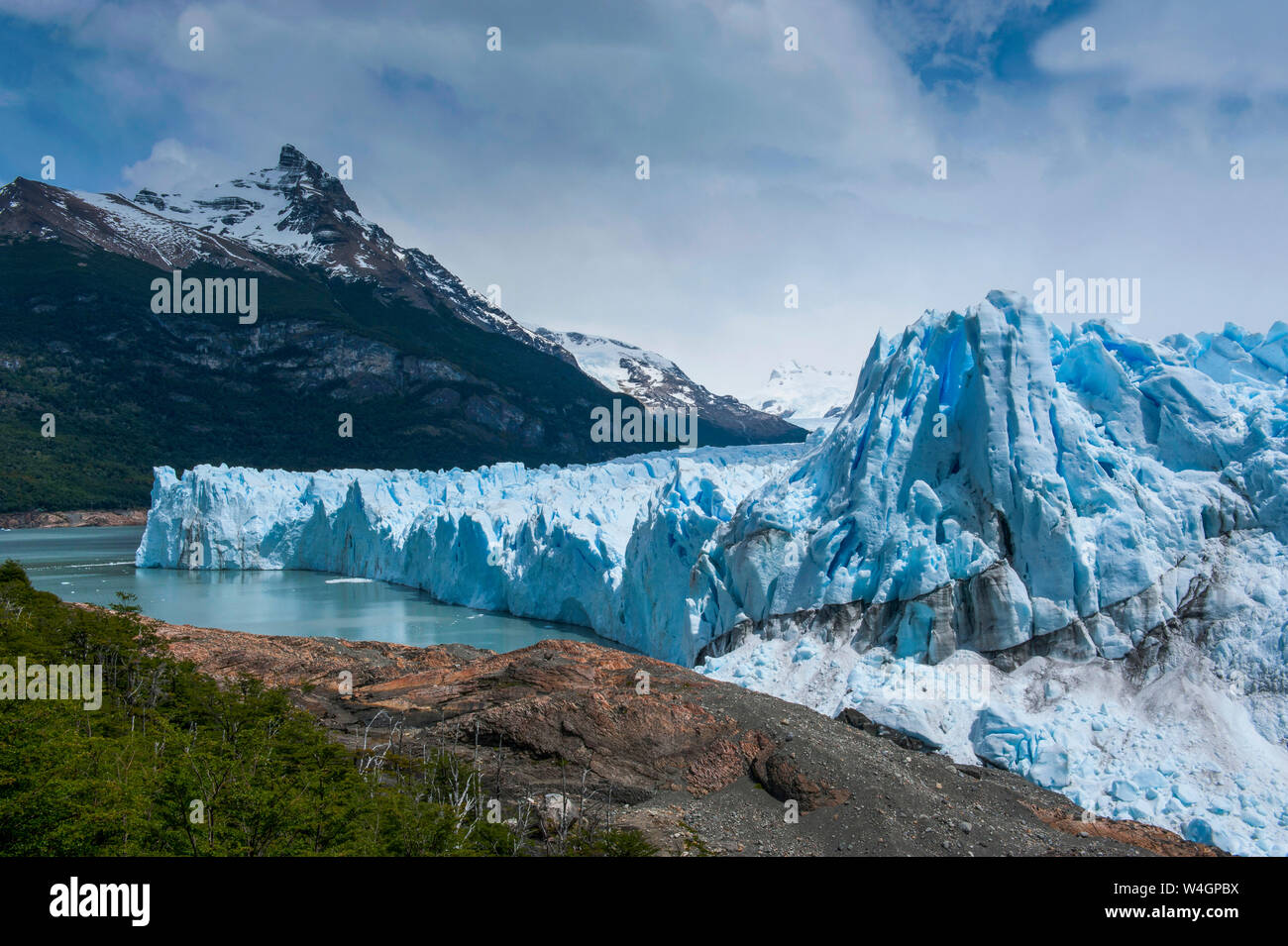 Gletscher Perito Moreno, El Calafate, Patagonien, Argentinien Stockfoto