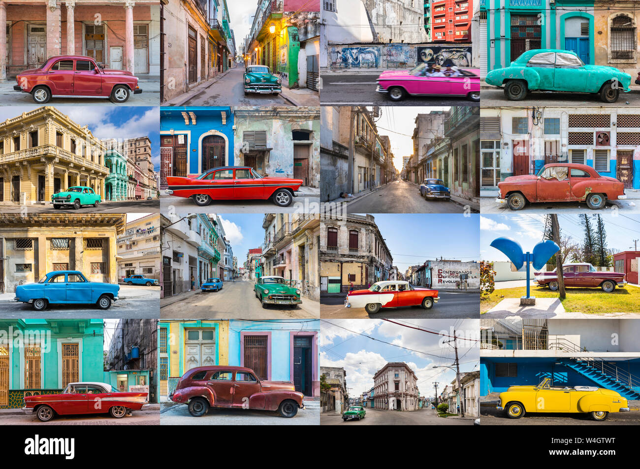 Oldtimer, Havanna, Kuba Stockfoto