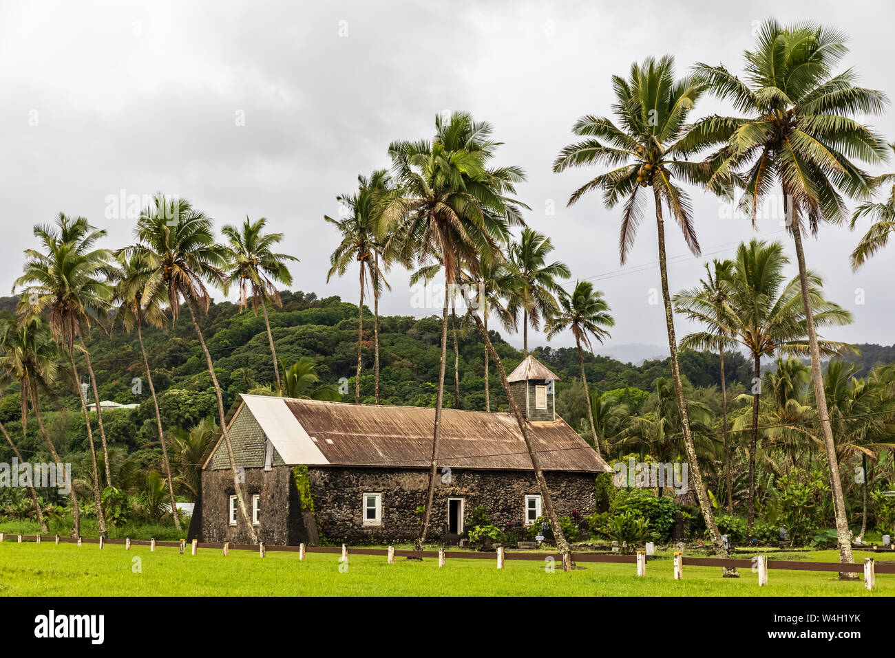 Lanakila Ihiihi O Iehowa Ona Kava Kirche, Maui, Hawaii, USA Stockfoto