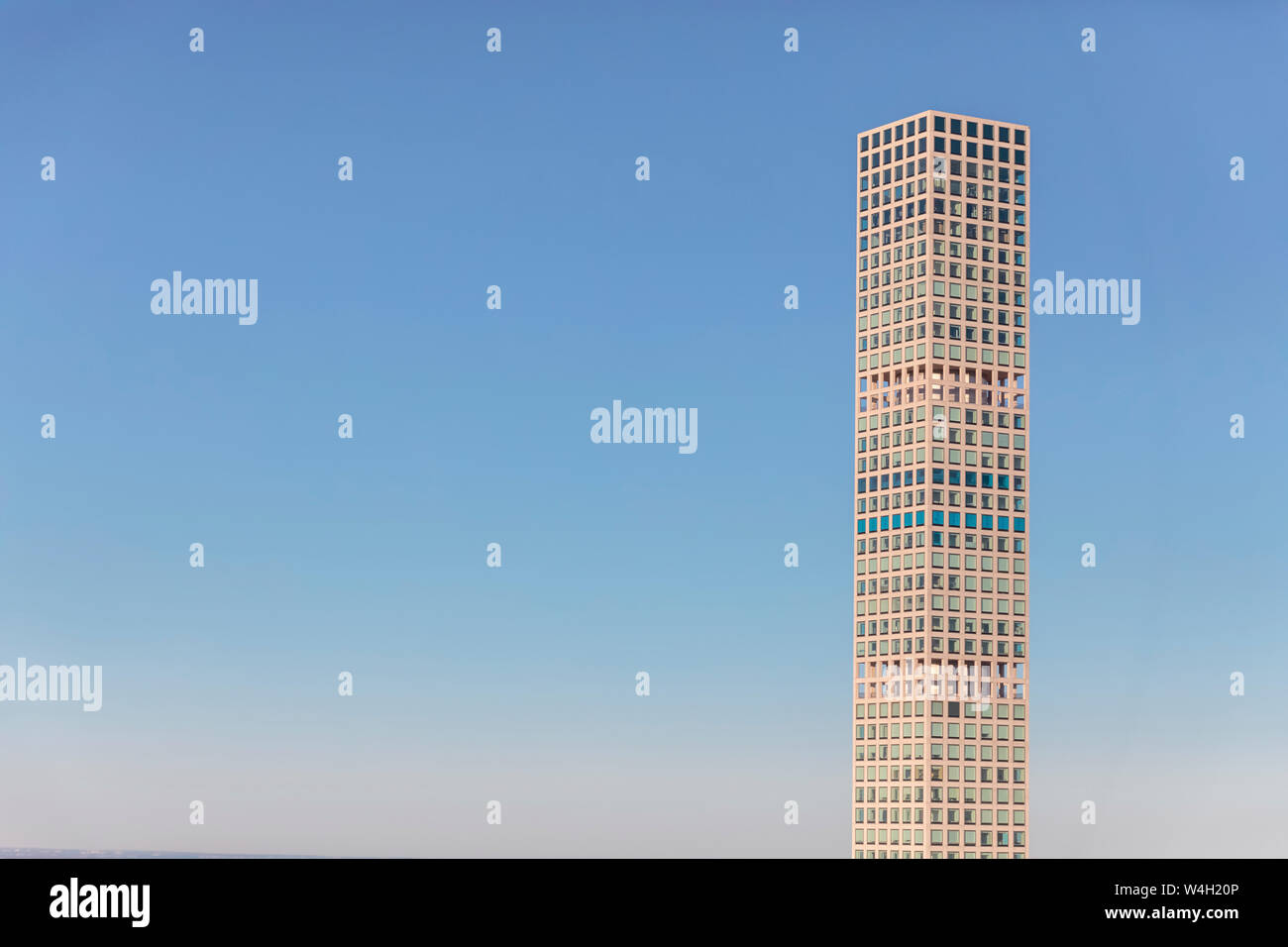 432 Park Avenue Wolkenkratzer an der blauen Stunde, Manhattan, New York City, USA Stockfoto