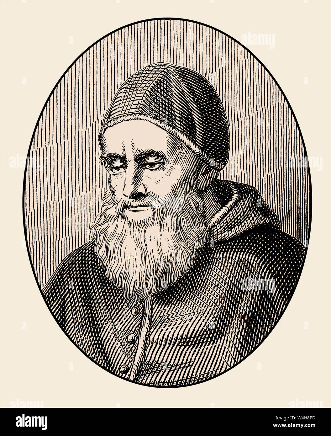 Papst Julius II., 1443 - vom 21. Februar 1513, Papst vom 1. November 1503 bis zu seinem Tod Stockfoto