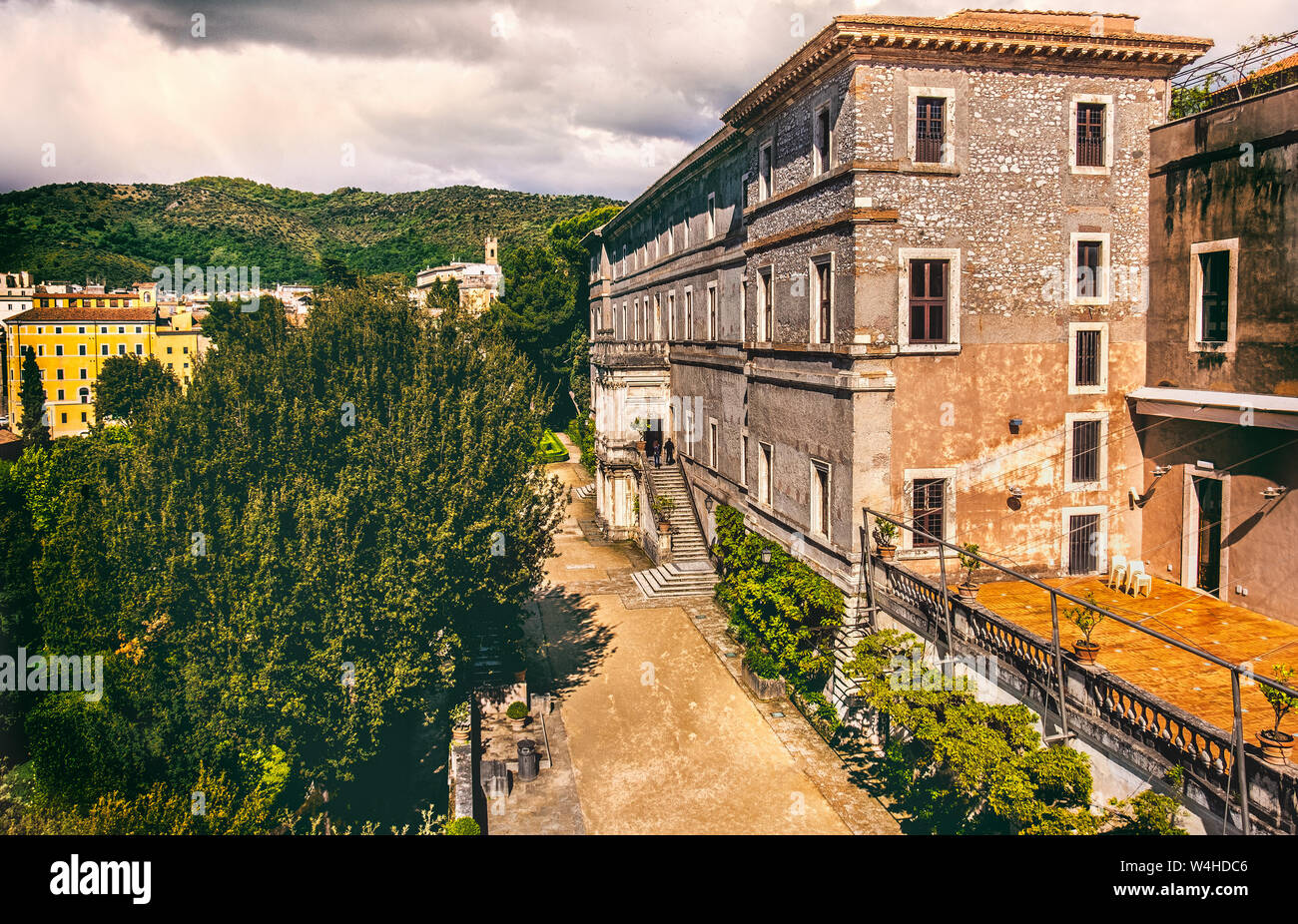 Vintage Villa im Garten der Villa D'Este in Tivoli Rom Latium