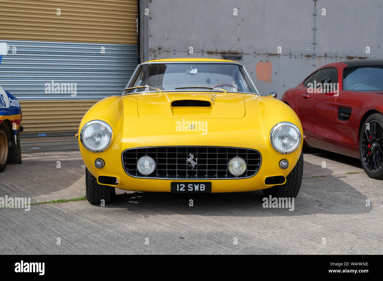 1961 Ferrari 250 GT im Bicester Heritage Center super Jagtfall. Bicester, Oxfordshire, England Stockfoto