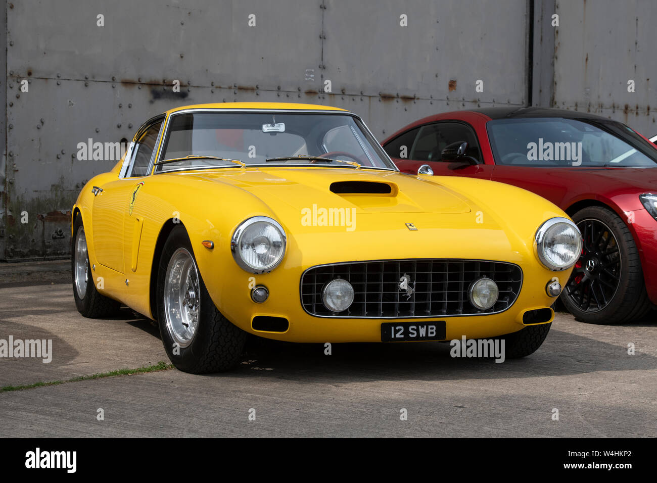 1961 Ferrari 250 GT im Bicester Heritage Center super Jagtfall. Bicester, Oxfordshire, England Stockfoto