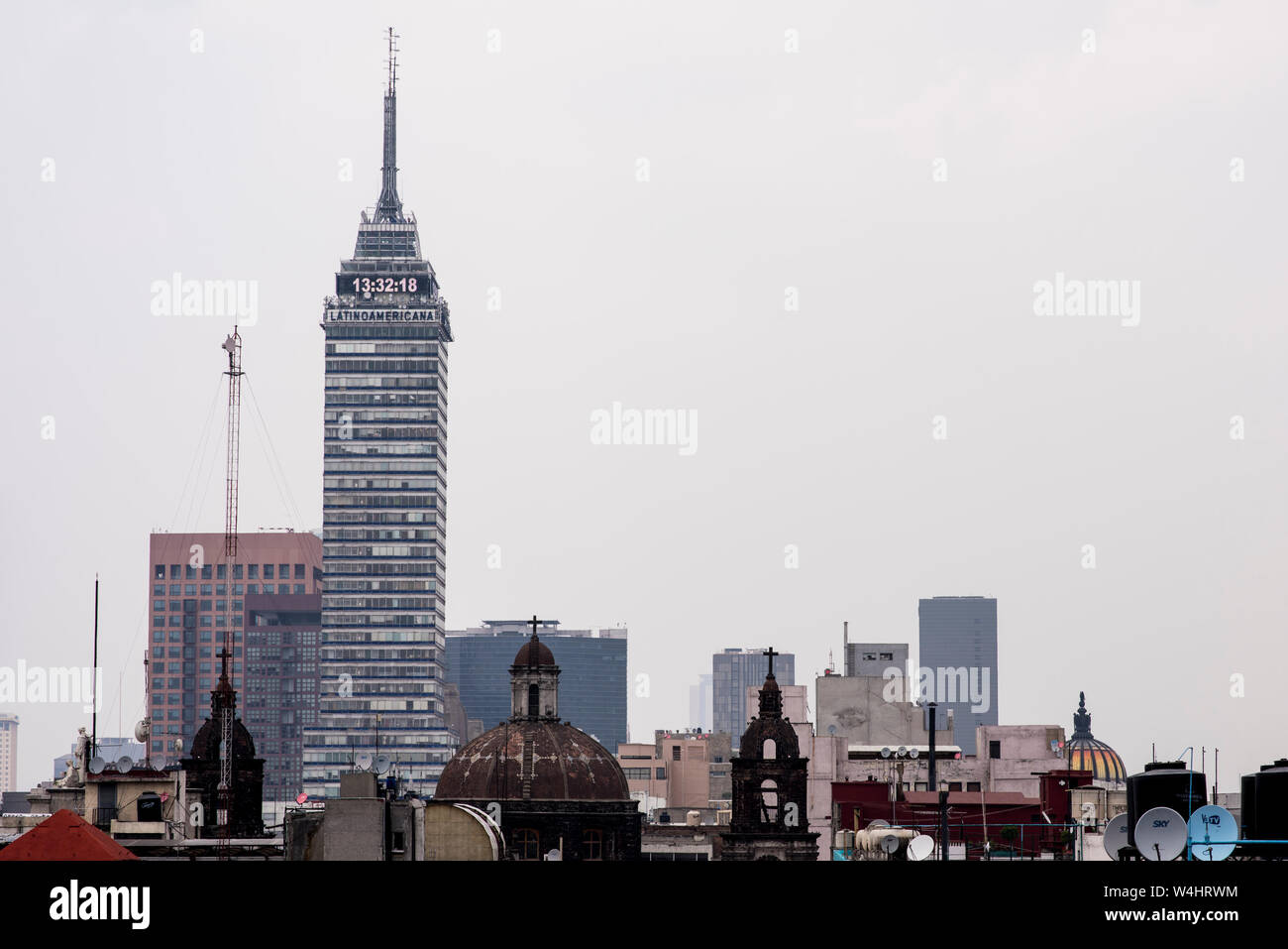 Lateinamerikanische Turm, Mexiko Stadt Stockfoto