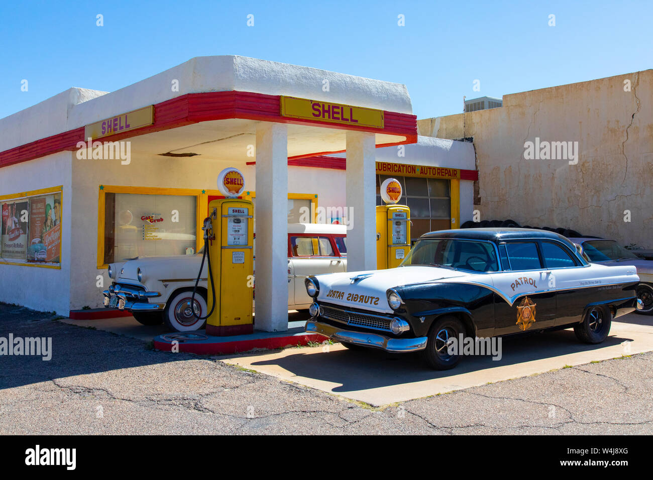Erie Street, Lowell, Arizona. Stockfoto