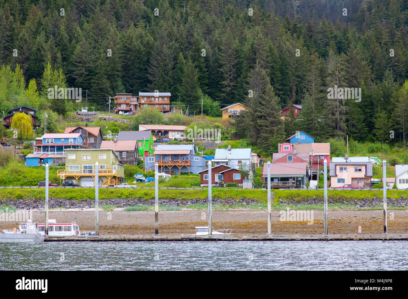 Hoonah, Alaska. Stockfoto