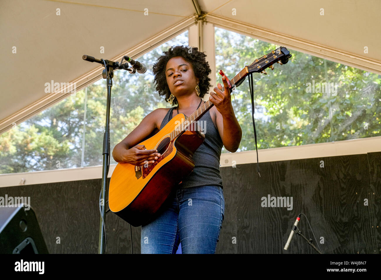 Sonnige Krieg, Vancouver Folk Music Festival, Vancouver, British Columbia, Kanada Stockfoto