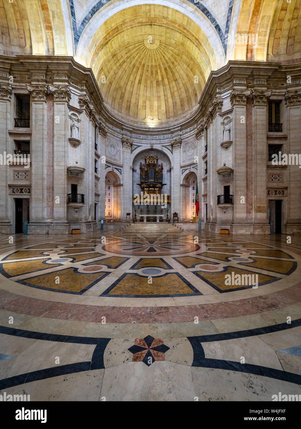 Igreja de Santa Engracia Panteao Nacional, Nationale, Pantheon, Lissabon, Portugal Stockfoto
