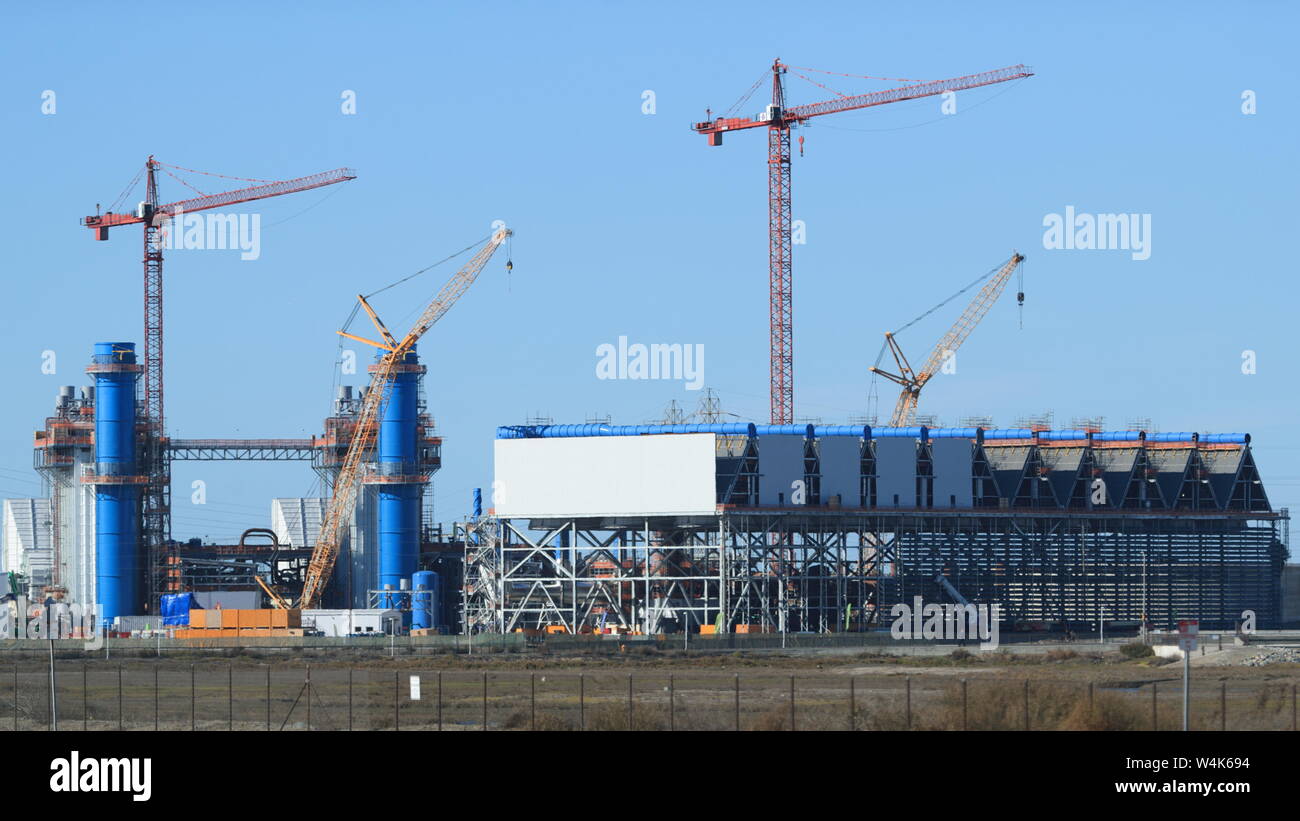 AES-Kraftwerk im Bau in Huntington Beach, Kalifornien am Dezember 2, 2018. Stockfoto