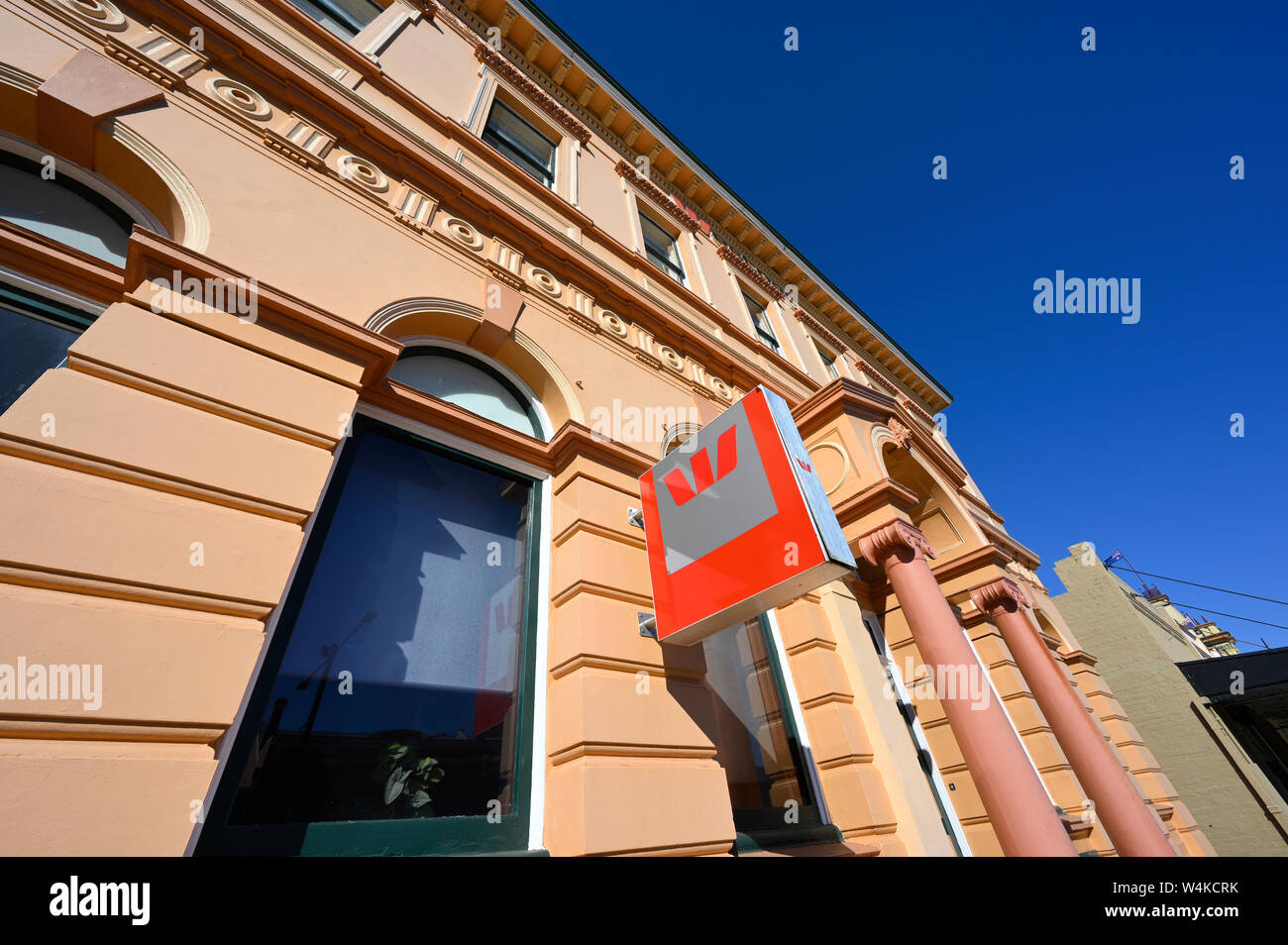 Glen Innes Zweig der Westpac Bank Stockfoto