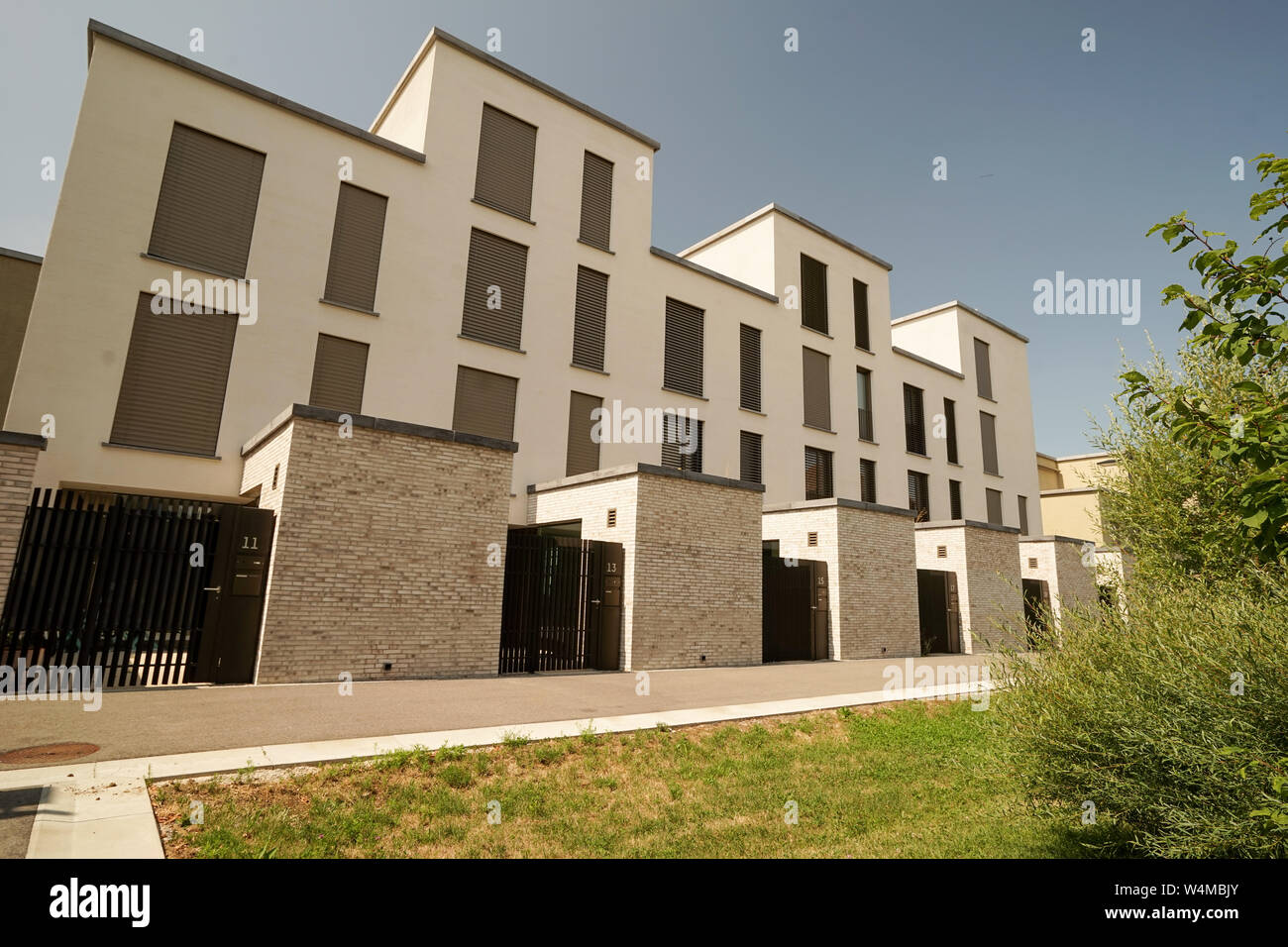 Ein neuer Stadtteil in Aarau, Schweiz Stockfoto