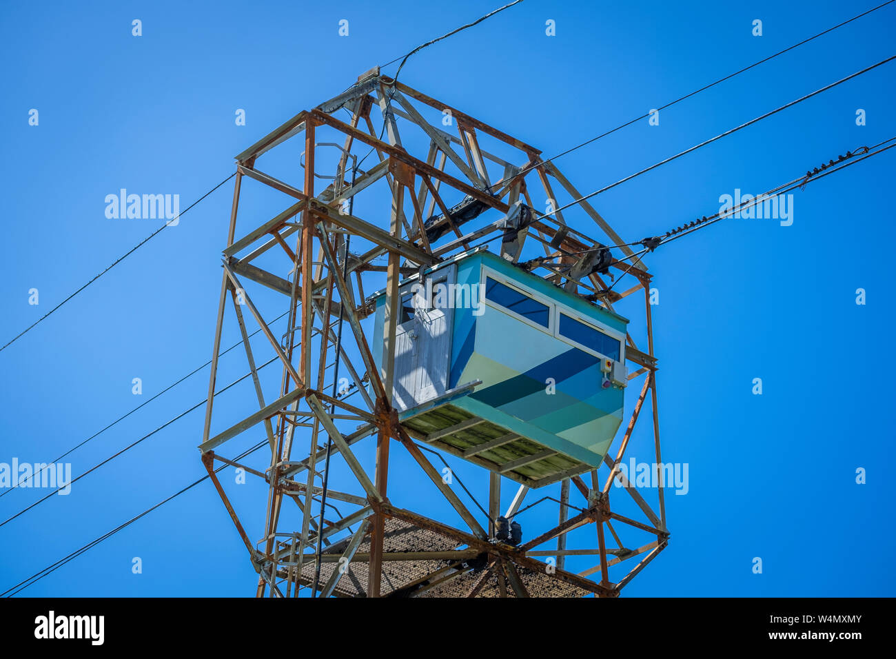 Seilbahn nach dursey Island am Ende der Halbinsel Beara, Irland Stockfoto