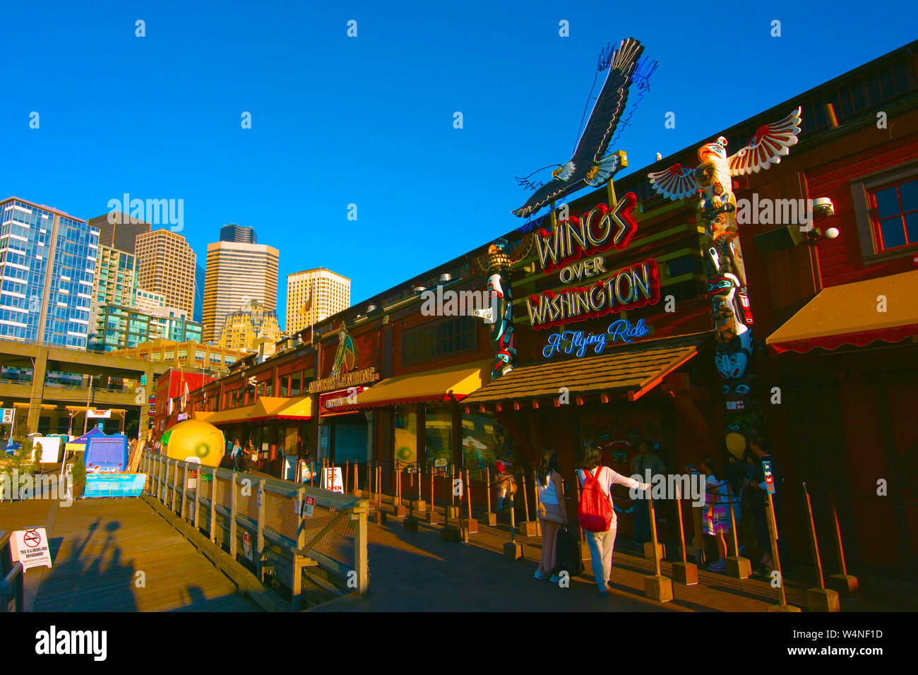Seattle, Washington, USA (mai 10, 2019) Downtown Seattle, Seattle, Public Market, Seattle, Washington, USA Stockfoto