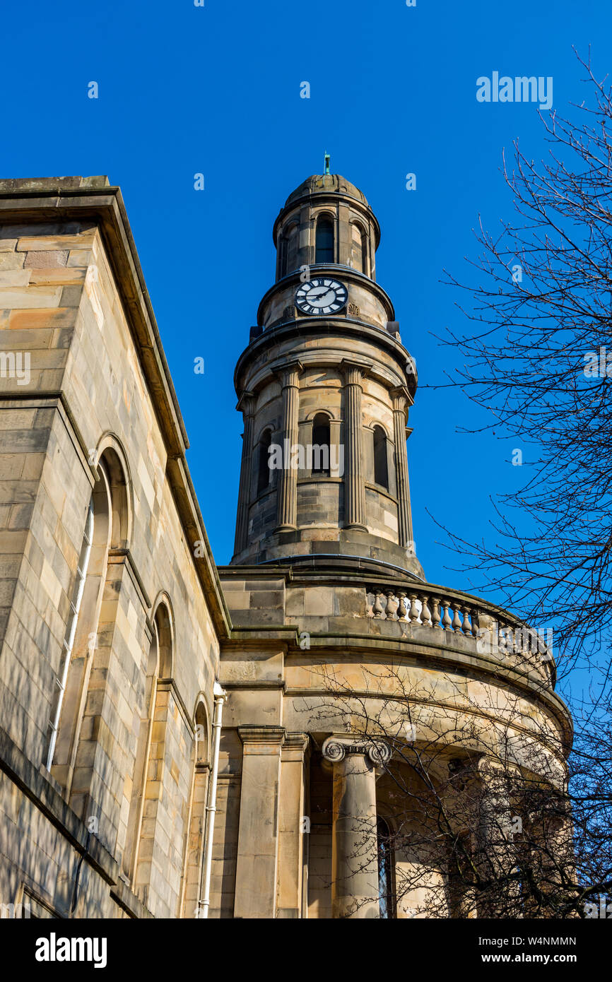 Kirche von St. Philip mit St. Stephen, Chapel Street, Salford, Manchester, England, UK. Sir Robert Smirke, 1825 Stockfoto