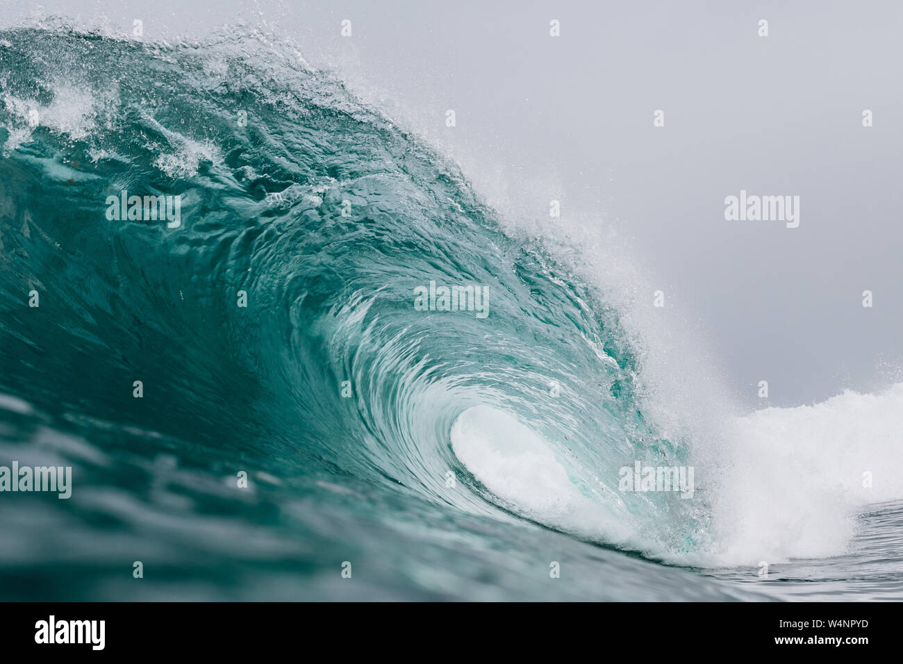 Perfekte Welle brechen in Kanarische Inseln Stockfoto