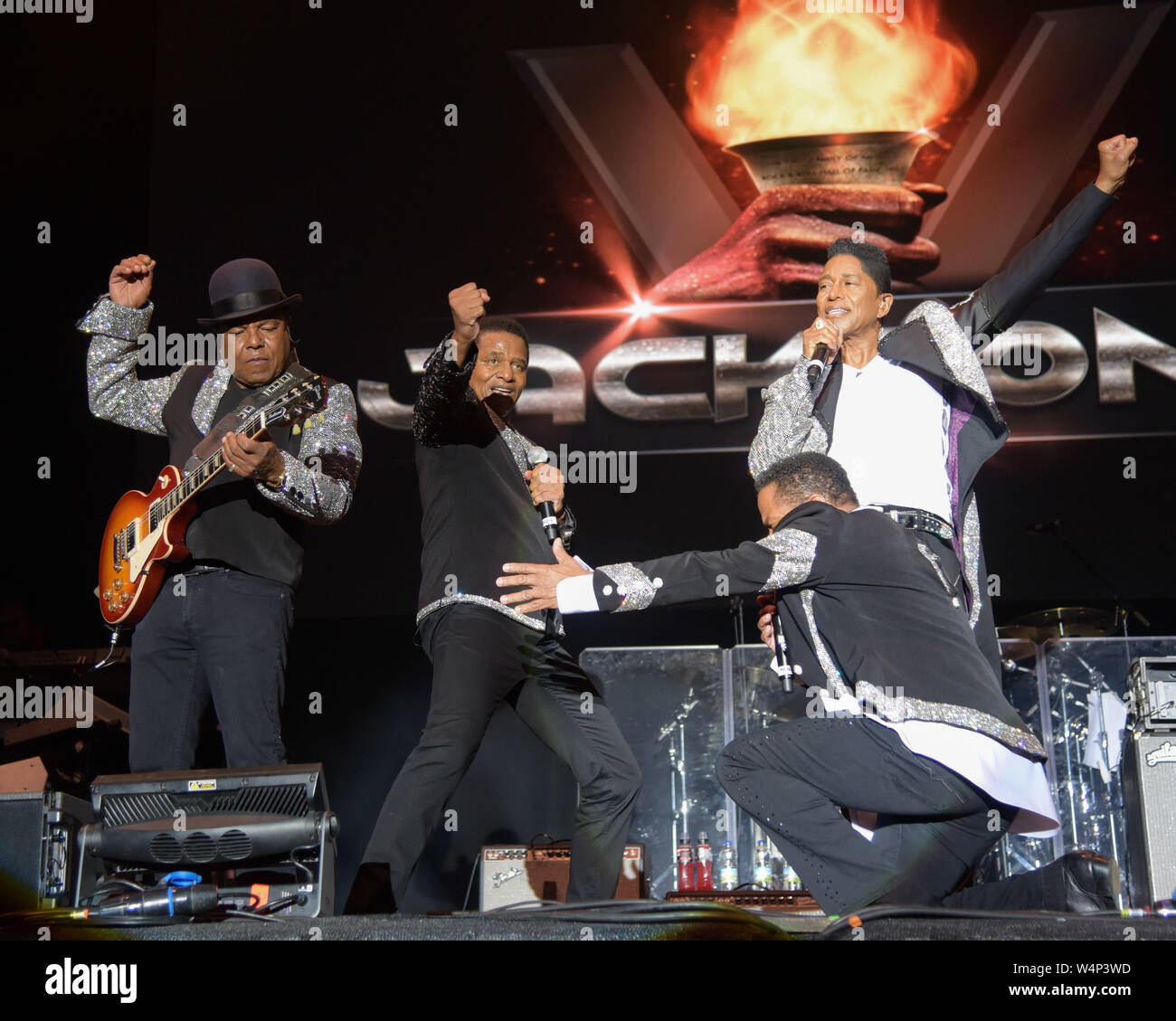 Die Jacksons - Jackson 5 - Gemeinsame Menschen Festival Stockfoto