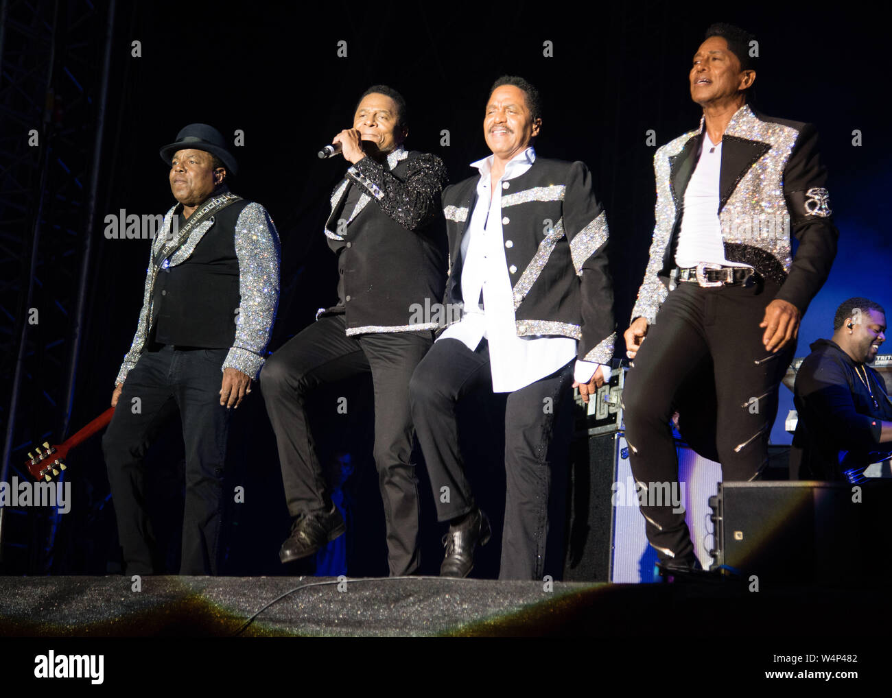 Die Jacksons - Jackson 5 - Gemeinsame Menschen Festival Stockfoto