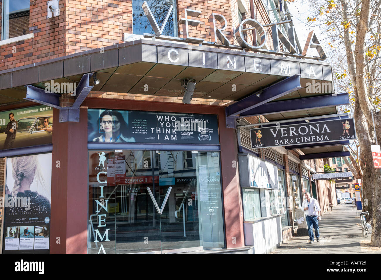 Verona Bar und Kino in Oxford Street, Paddington, Innere Stadt Sydney, Australien Stockfoto