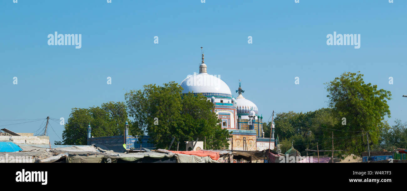 Punjab, Pakistan-March 9,2019: Bild von khawaja befreit Grab in mithan Kot Stadt. Stockfoto