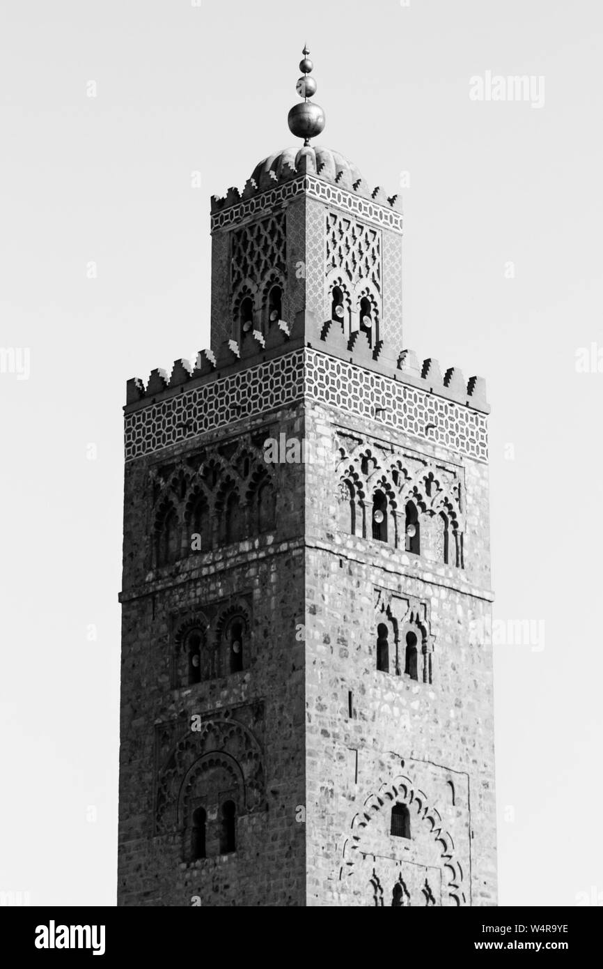 Koutoubia Turm Stockfoto