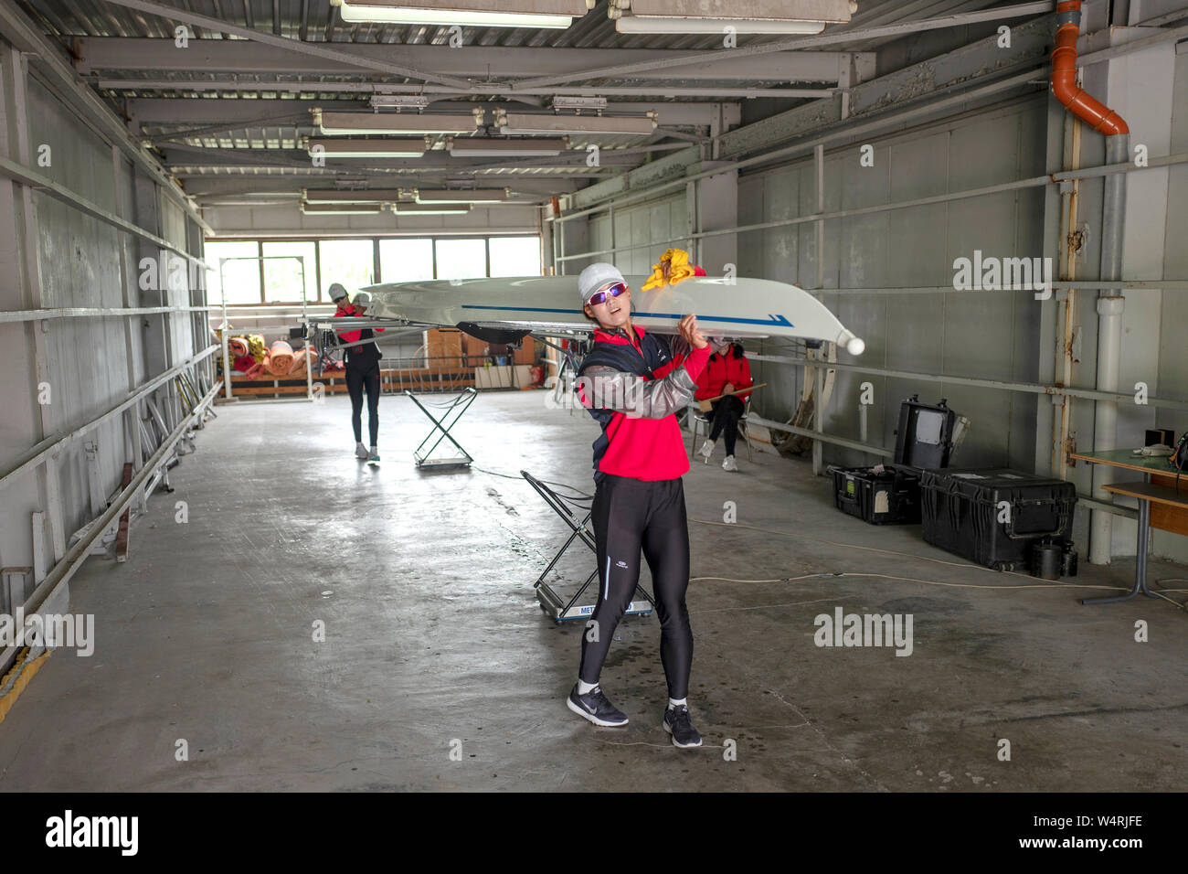 Plovdiv, Bulgarien, 10.-12. Mai 2019, FISA, Rudern Wm 1, Plovdiv Kanu und Rudern, © Peter SPURRIER/Intersport Bilder] Stockfoto