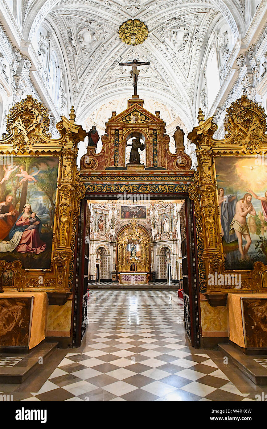 Granada Kartause (Cartuja de Granada) Innenraum der Kirche, Granada, Andalusien, Spanien Stockfoto