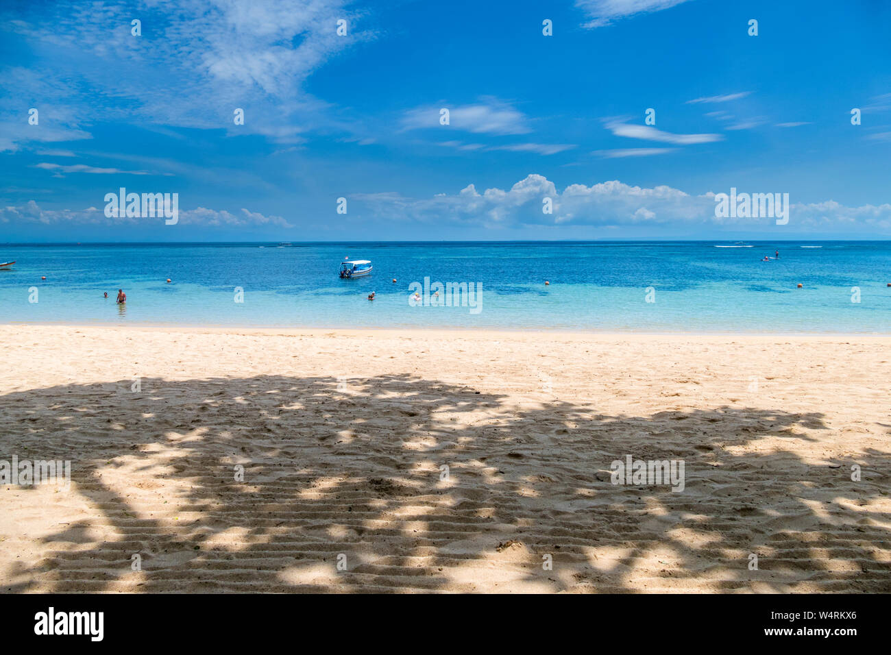 Nusa Dua Beach im Sommer, Nusa Dua, Bali, Indonesien Stockfoto