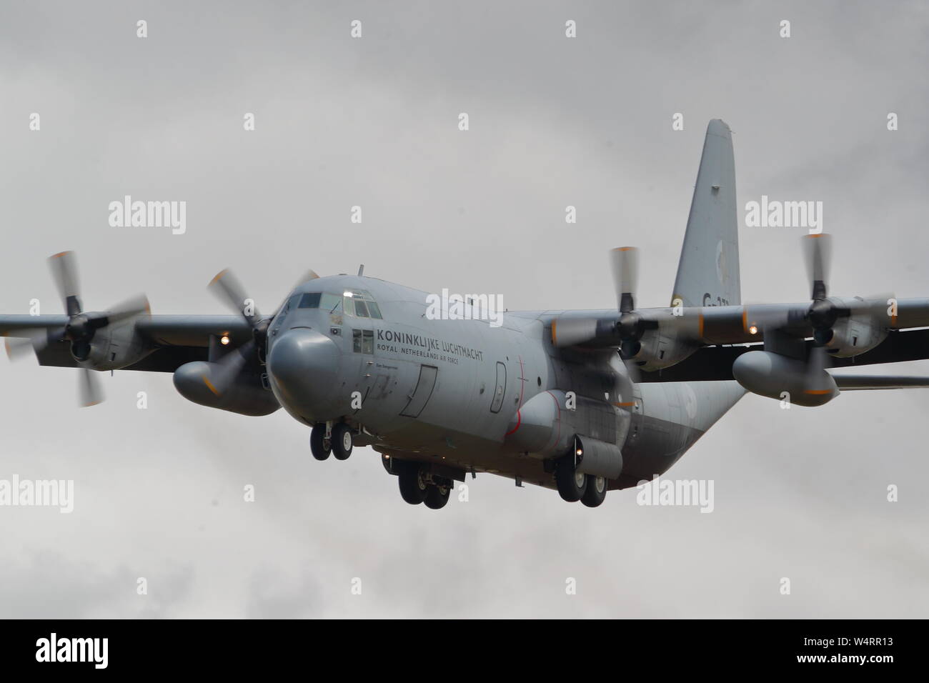 Royal Netherlands Air Force Lockheed Martin Hercules C-130 H bei RIAT 2019 an RAF Fairford, Gloucestershire, VEREINIGTES KÖNIGREICH Stockfoto