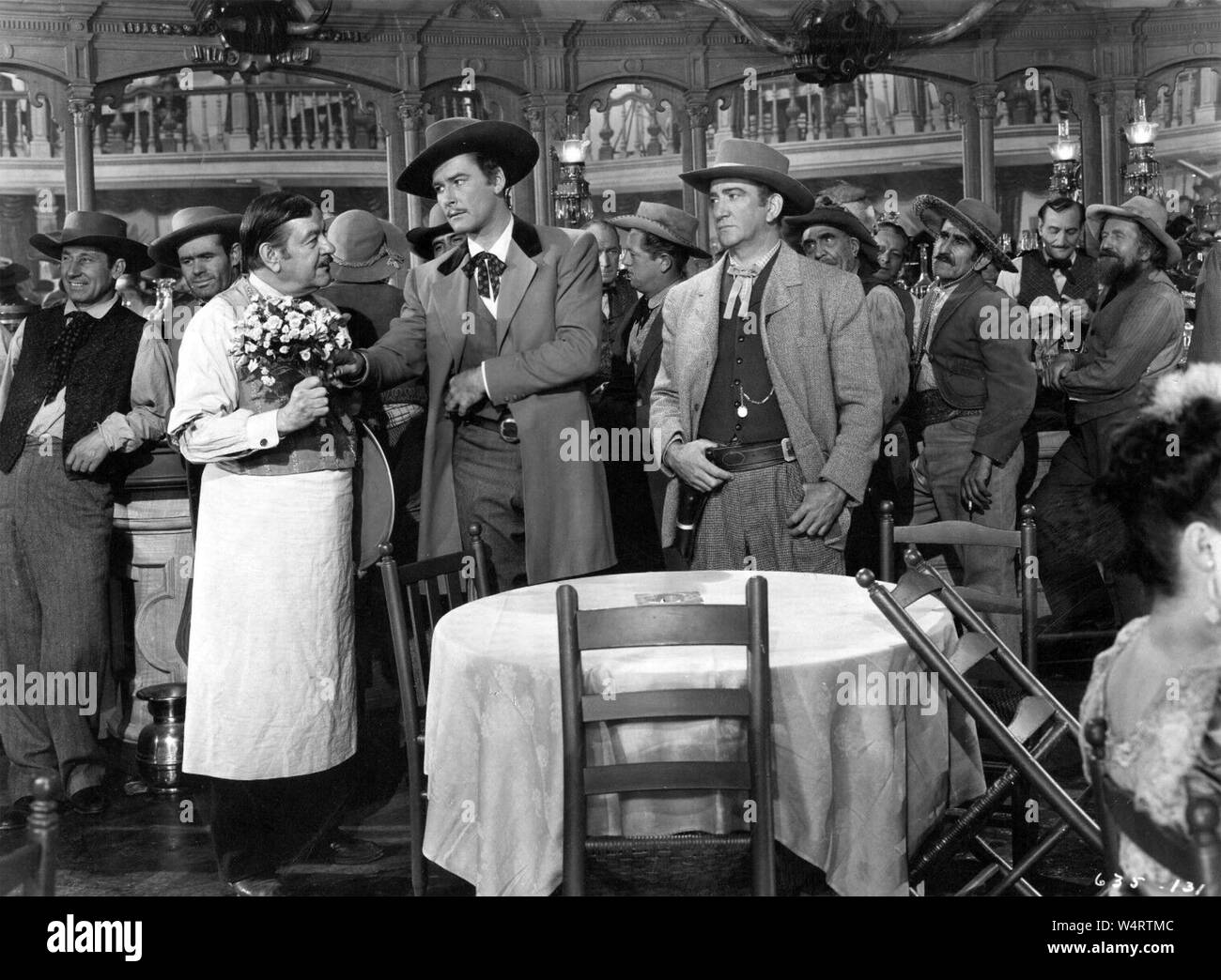 SAN ANTONIO 1945 Warner Bros Film mit Errol Flynn Stockfoto