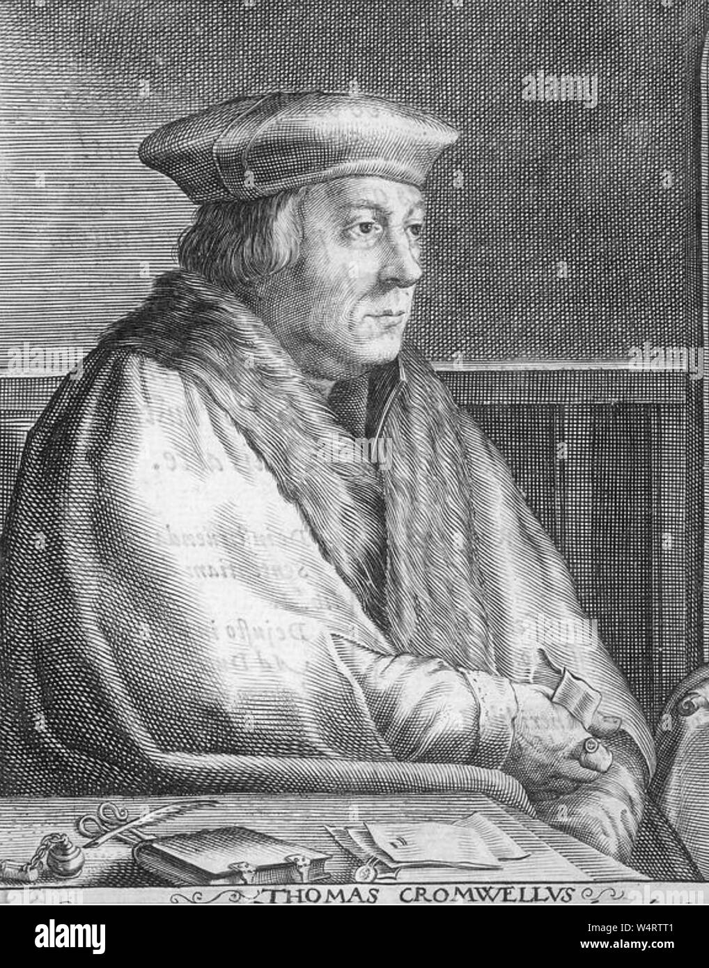 THOMAS CROMWELL (c 1485-1540) englischer Jurist und Staatsmann zu Heinrich VIII. Stockfoto