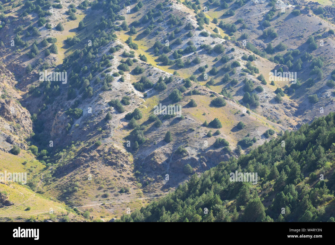 Hissar oder gissar Berge, ein Naturschutzgebiet im Bereich Pamir-Alay, südöstliche Usbekistan Stockfoto