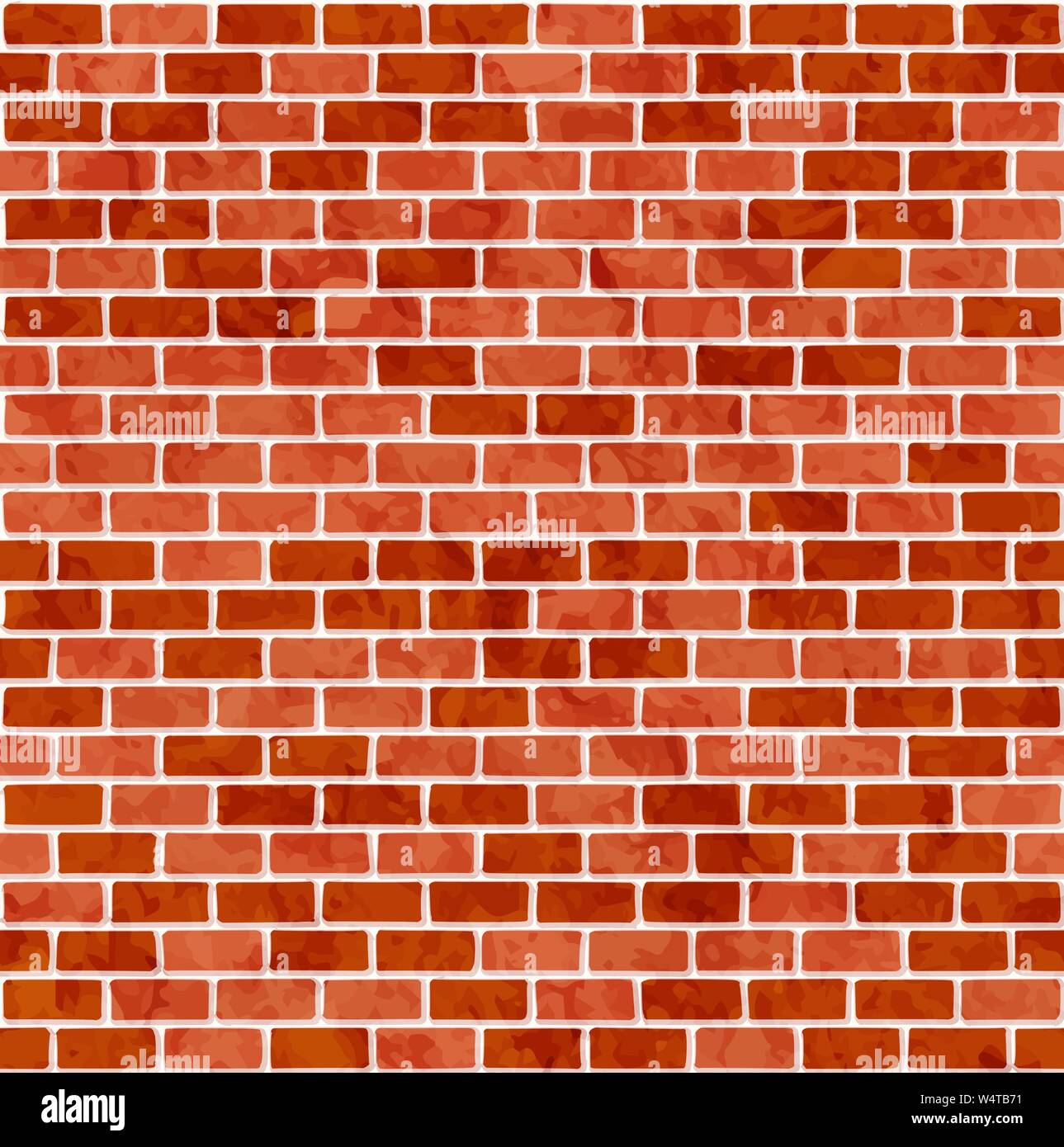 Brick Wall nahtlose Muster Hintergrund Vektor Stock Vektor