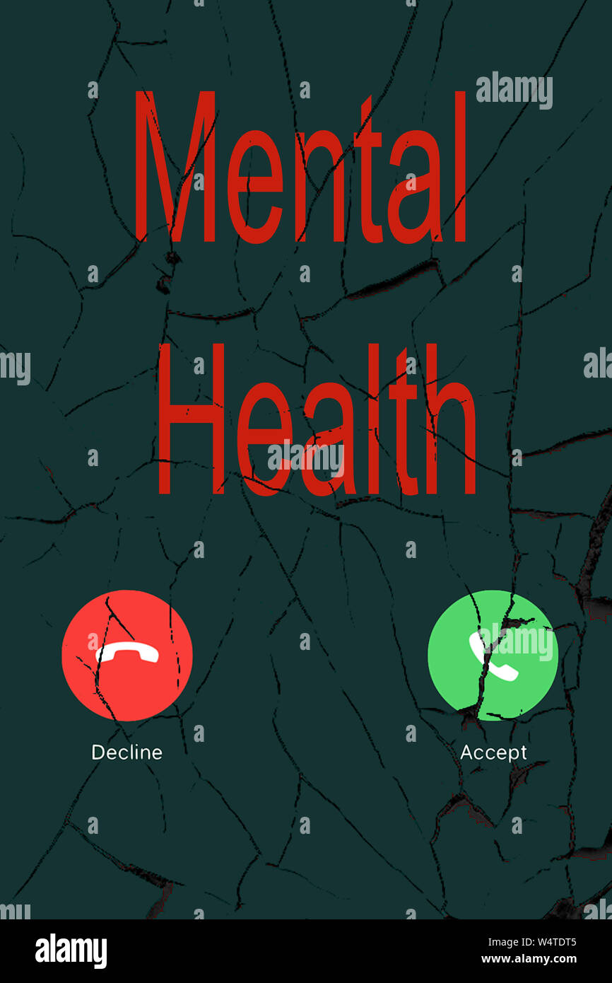psychische Gesundheit Stockfoto