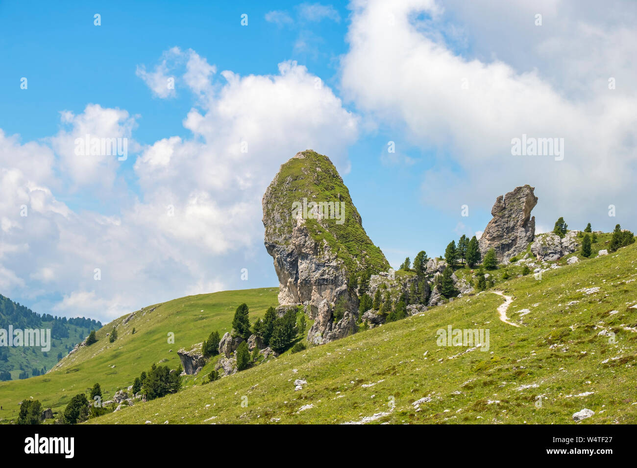 Piera longia Kalkstein in den Alpen Stockfoto
