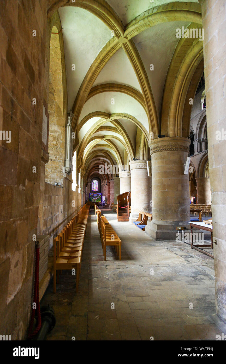 Die Kathedrale von Southwell Minster, Southwell, Nottinghamshire, England, Großbritannien Stockfoto