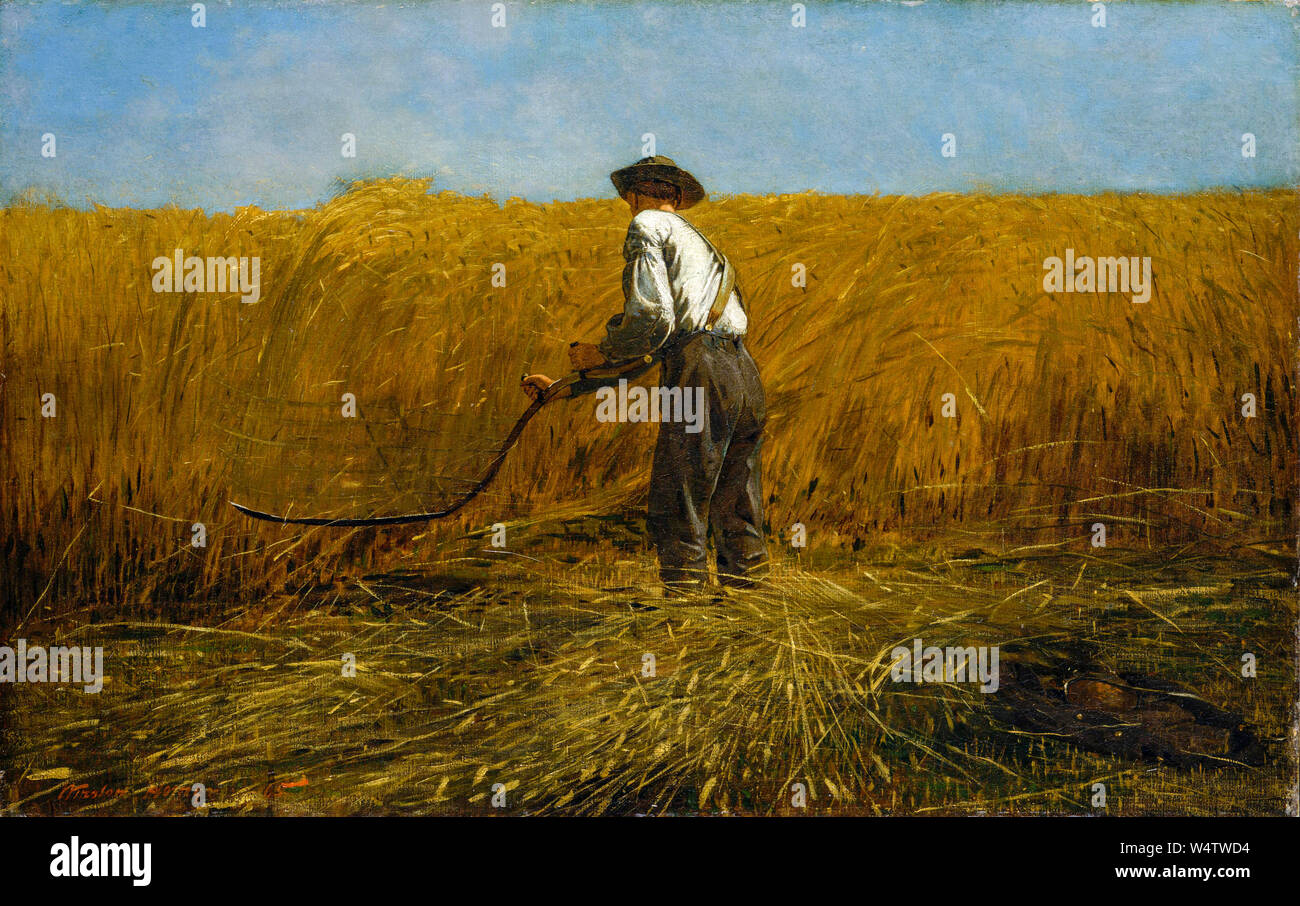 Winslow Homer, Malerei, der Veteran im neuen Feld, 1865 Stockfoto
