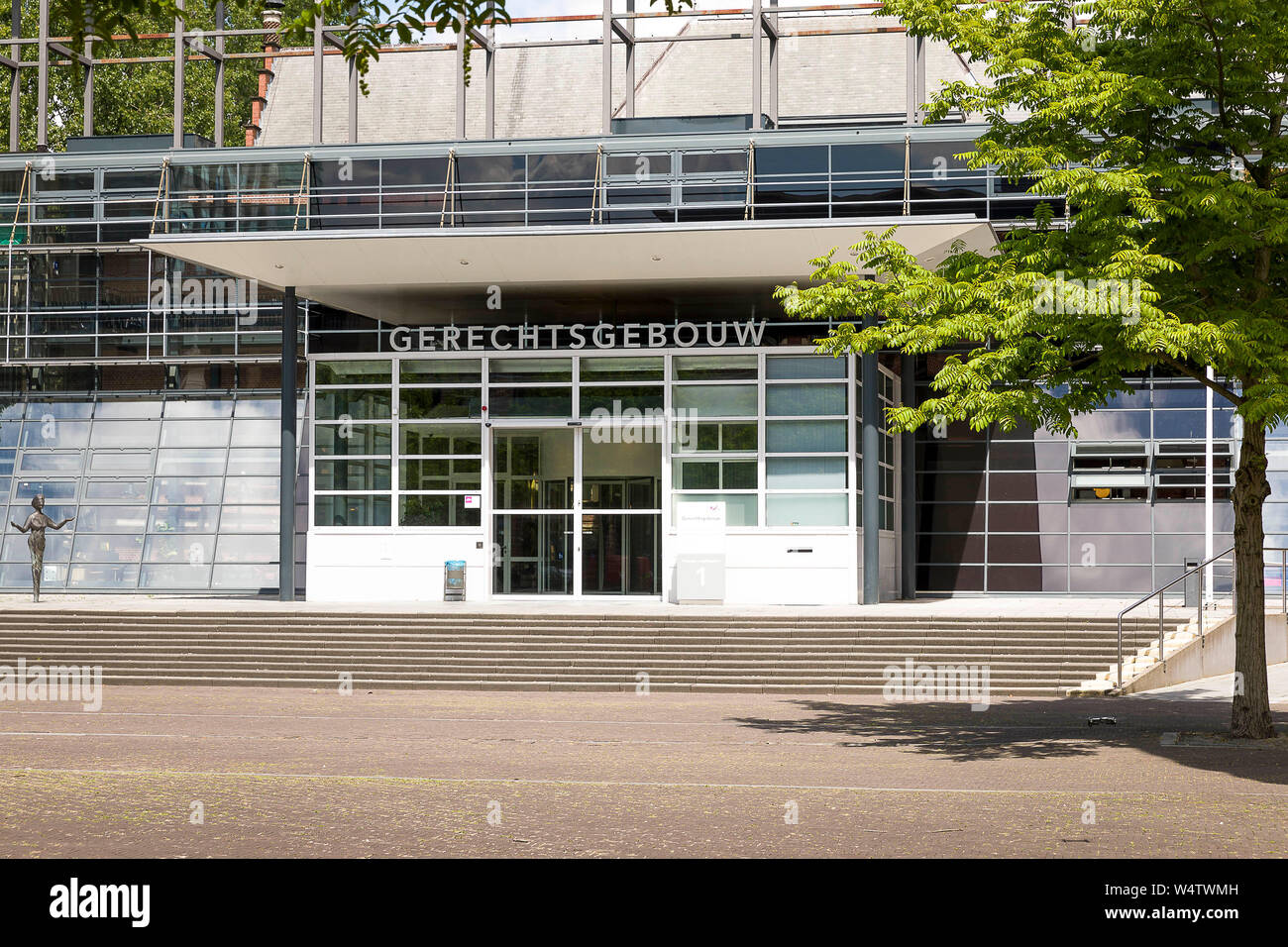 UTRECHT - 02-07-2019, Utrecht Gerichtshof, gerechtsgebouw Utrecht. Credit: Pro Schüsse/Alamy leben Nachrichten Stockfoto