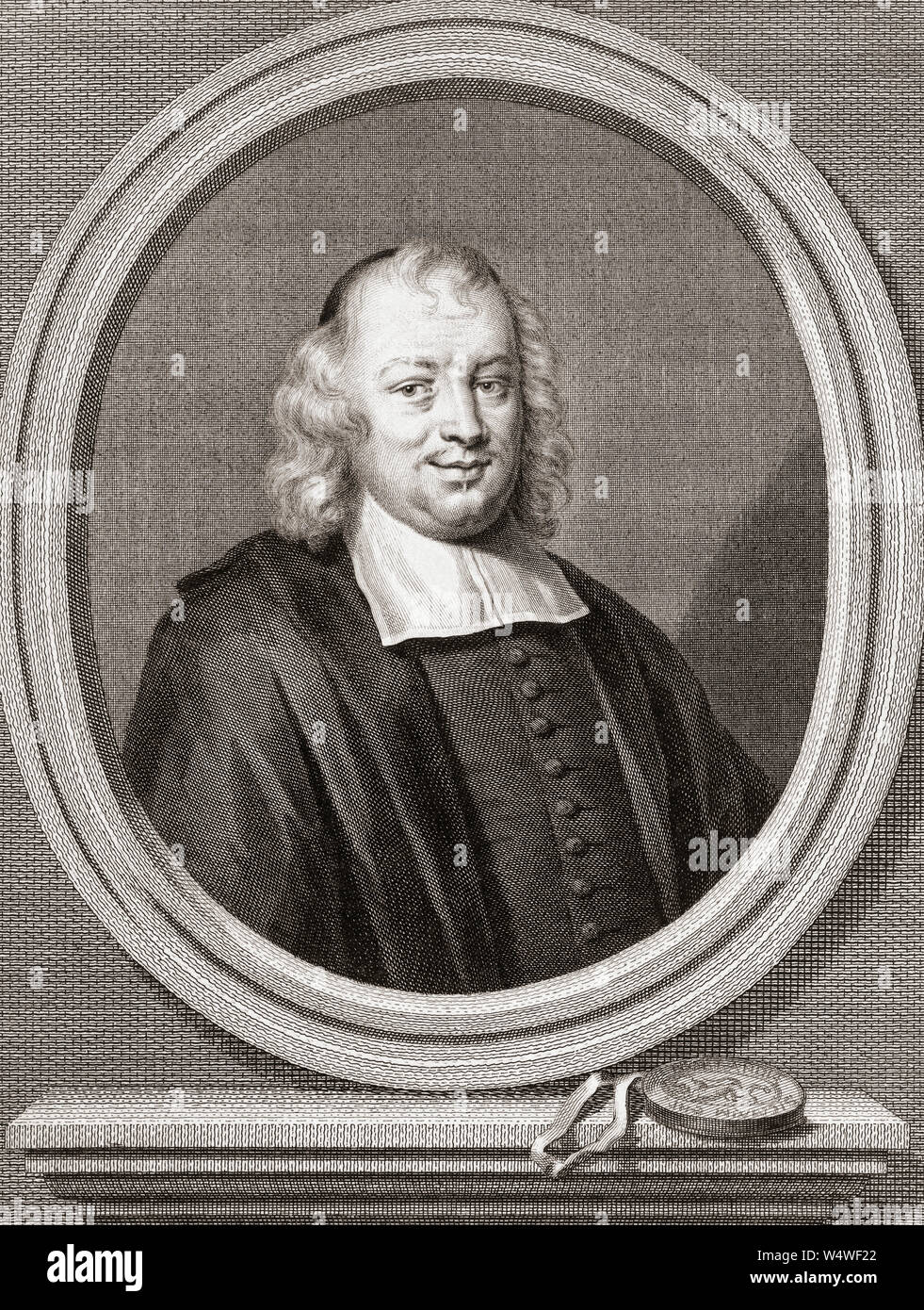 Gaspar Fagel, 1634-1688. Niederländischer Staatsmann. Mit William III, Prinz von Oranien während die Englische Revolution von 1688 gearbeitet. Stockfoto