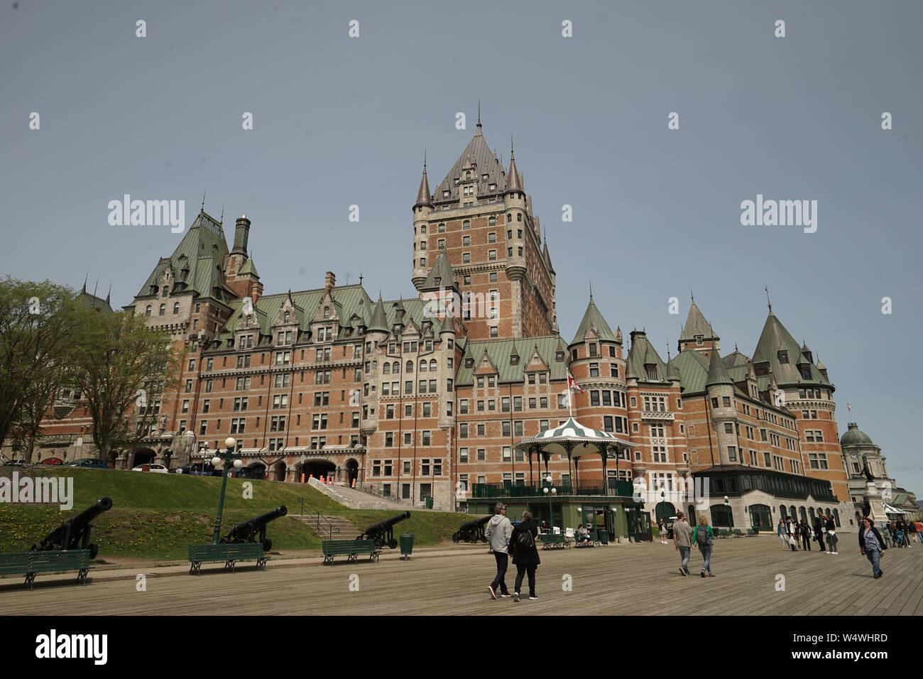 Hotel Chateau Frontenac, Quebec, Kanada Stockfoto