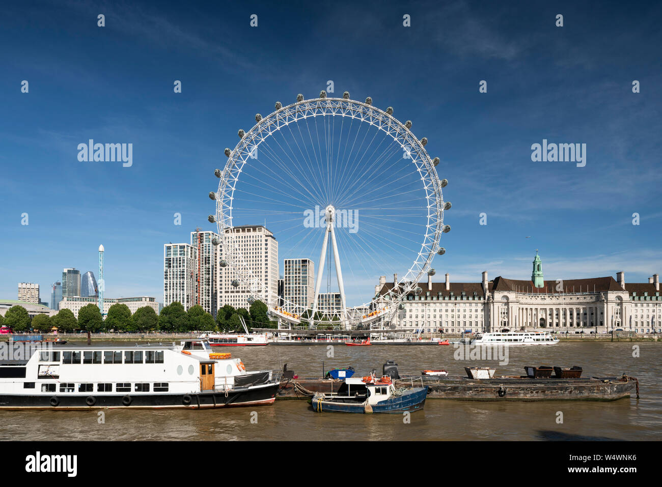 Juli 24, 2019 London Eye, London, UK Stockfoto