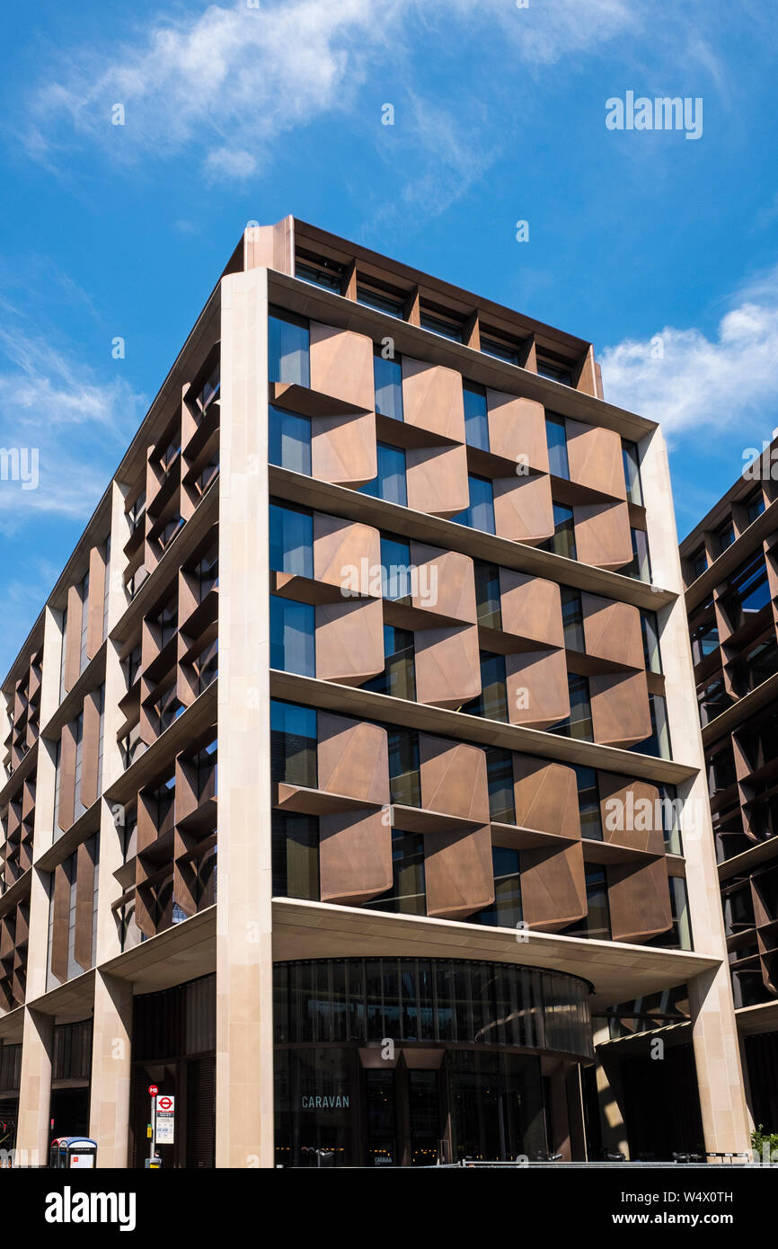 Bloomberg Gebäude, Europäische Zentrale Medien Gruppe, 3 Queen Victoria Street, London, England, Großbritannien Stockfoto