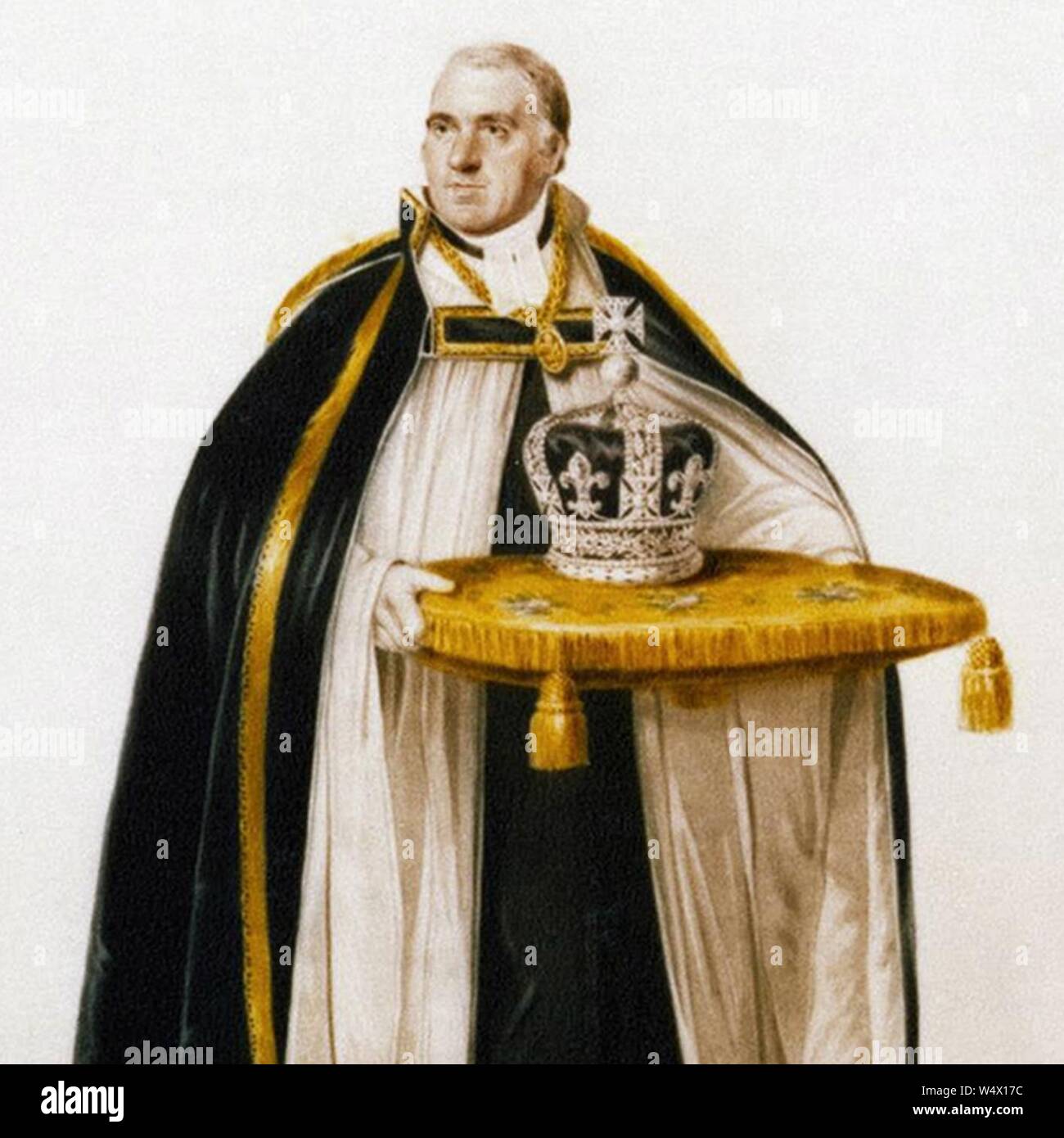 Krönung Krone von Georg IV. Stockfoto