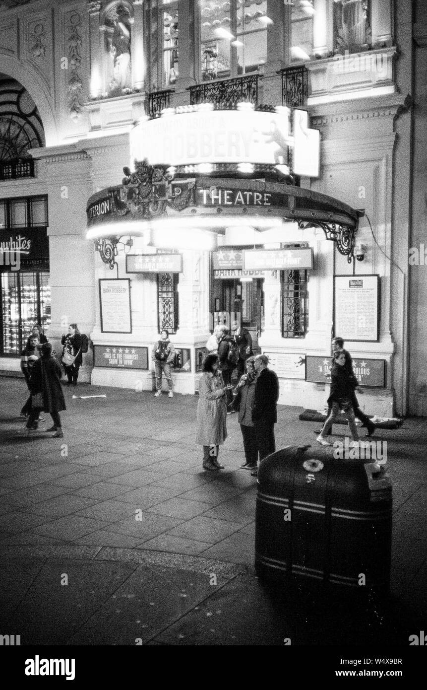 Das Kriterium Theater ist ein West End Theater am Piccadilly Circus in Westminster, Stockfoto