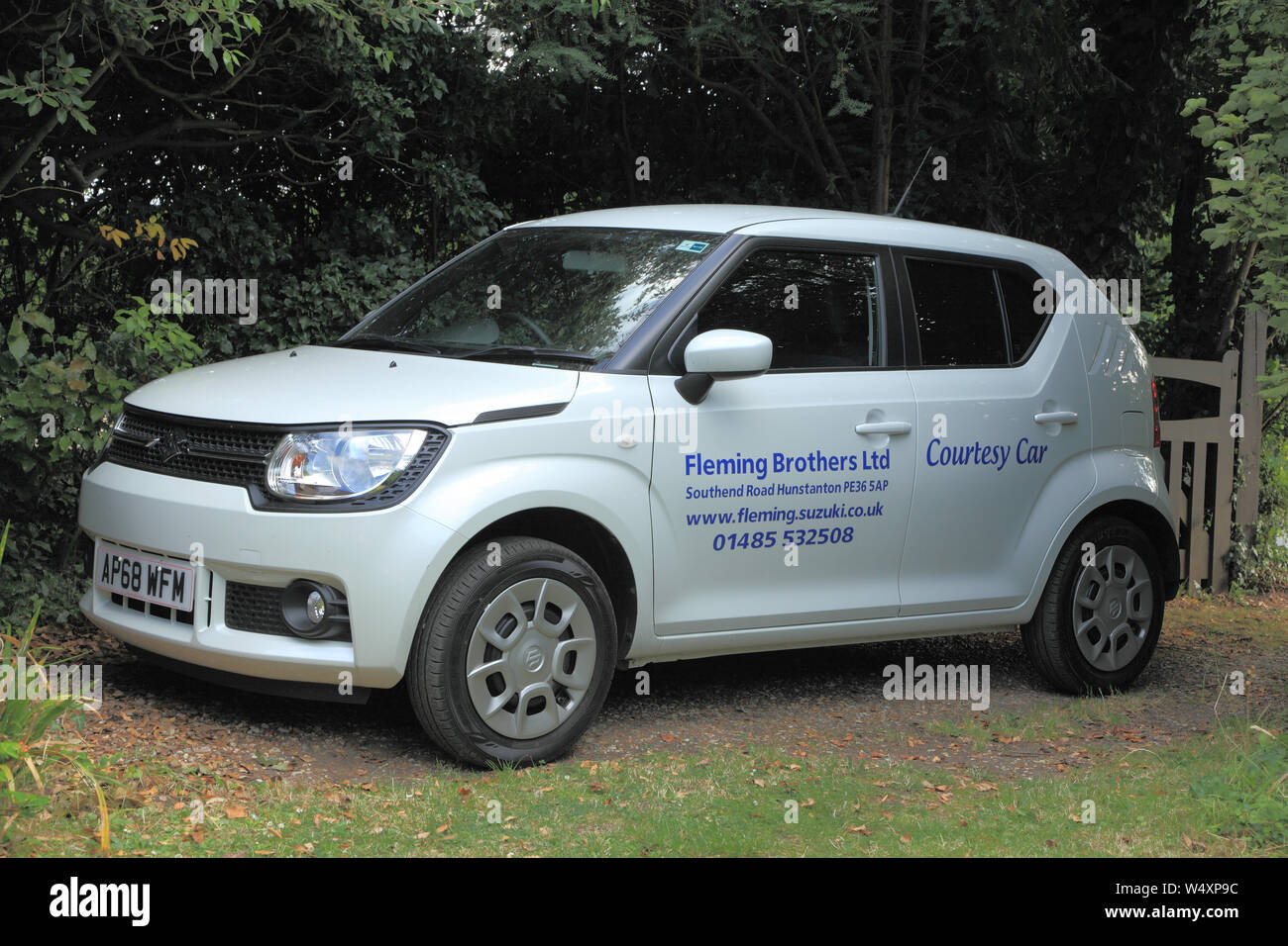 Suzuki Ignis, Ersatzfahrzeug, Fahrzeug, Fleming Brüder, Hunstanton, Norfolk Stockfoto