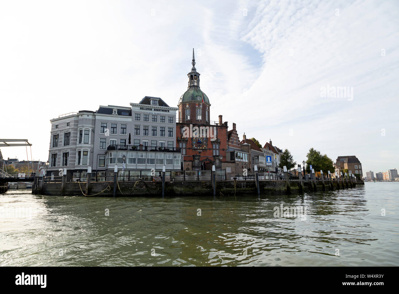 Blick Richtung Jongpier in Dordrecht in den Niederlanden, Stockfoto