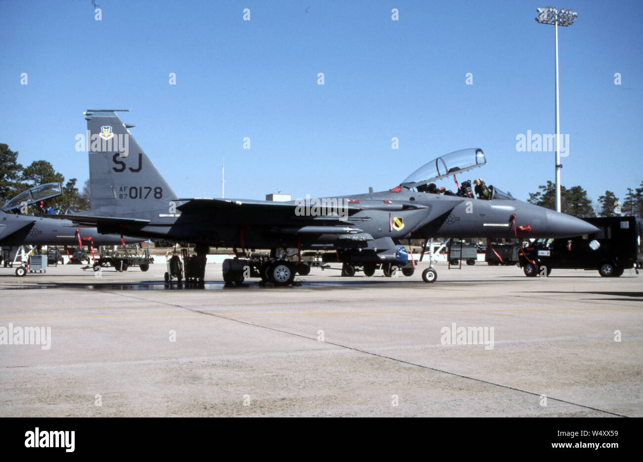 USAF United States Air Force McDonnell Douglas F-15E Strike Eagle Stockfoto